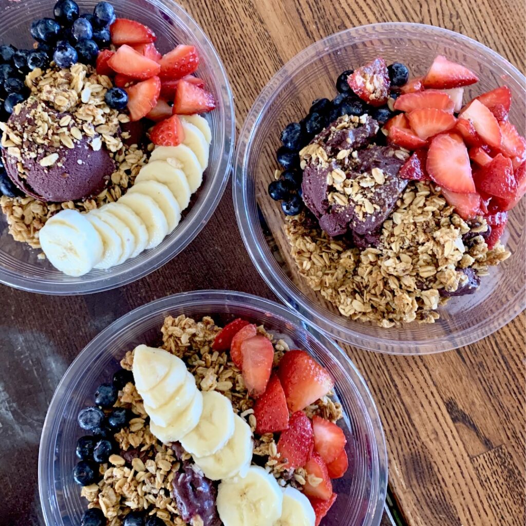 ハワイ オアフ島 ホノルル ワイキキのアサイーボウル ホノルルコーヒー